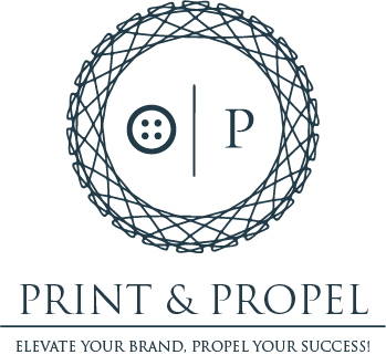 print and propel logo